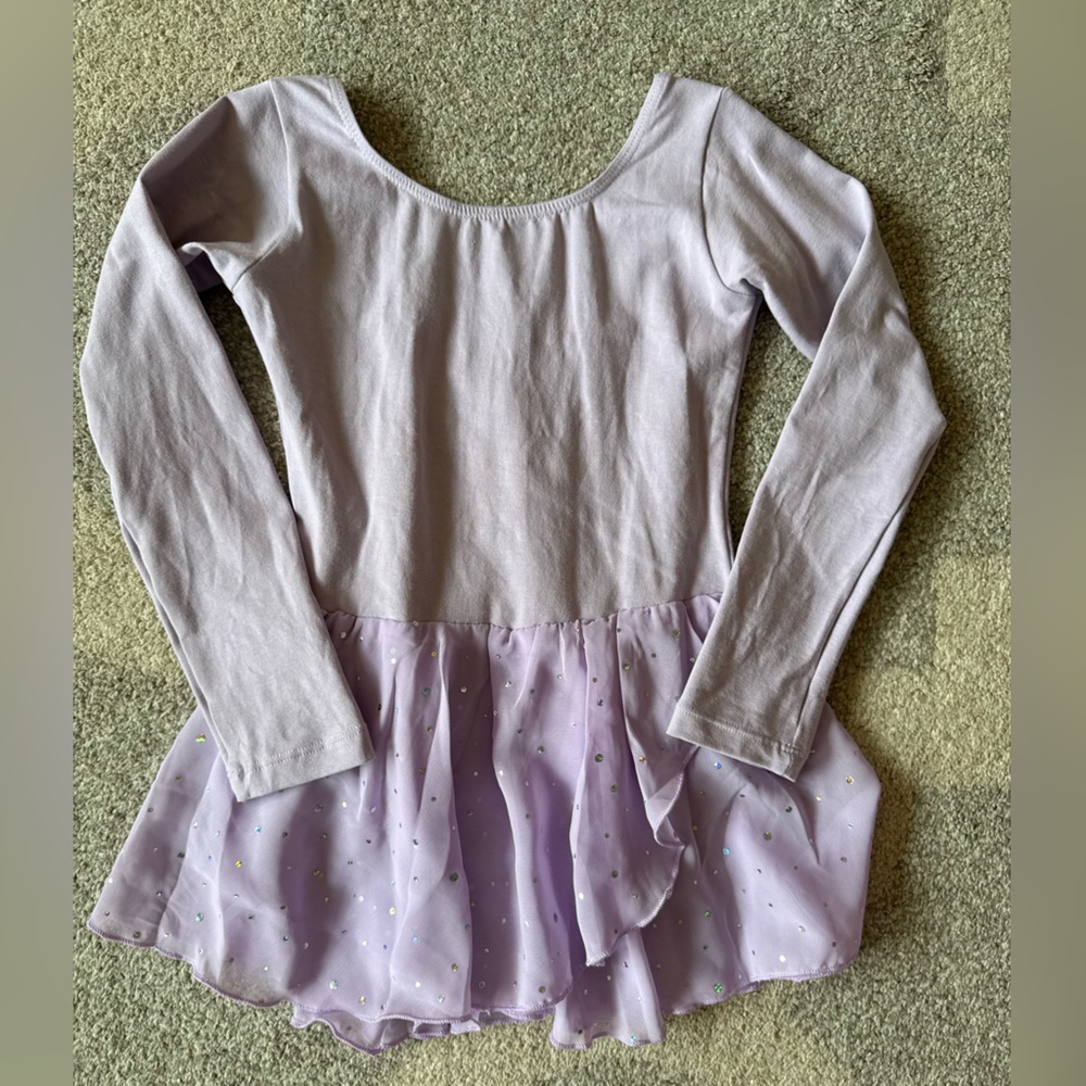 Lavender Long Sleeve Dance Leotard